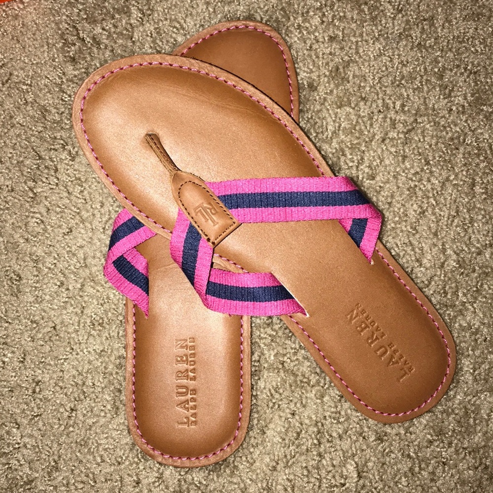 Lauren Ralph Lauren Edison flip flops (size 10)